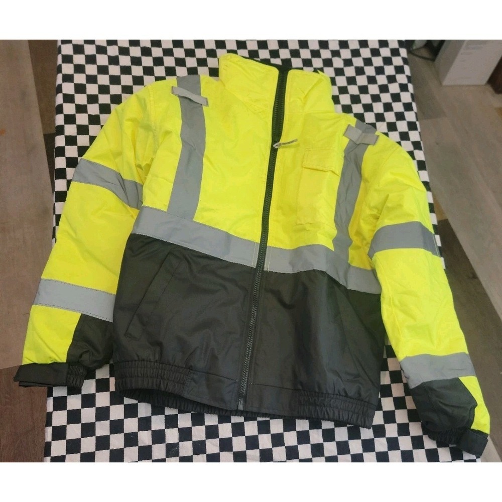 Ergodyne Hi-Vis Insulated‎ Work Jacket ANSI Safety Reflective Winter